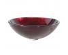 Kraus GV-200 Irruption Red Glass Vessel Bathroom Sink