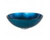 Kraus GV-204 Irruption Blue Glass Vessel Bathroom Sink