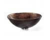 Kraus GV-580-CH Illusio Chrome Copper Illusion Glass Vessel Bathroom Sink With Pu-Mr Kraus GV-580-CH Illusio Chrome Copper Illusion Glass Vessel Bathroom Sink With Pu-Mr