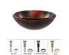 Kraus GV-680-19mm-SN Mercury Glass Vessel Bathroom Sink With Pu-Mr Satin Nickel Kraus GV-680-19mm-SN Mercury Glass Vessel Bathroom Sink With Pu-Mr Satin Nickel
