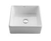 Kraus KCV-120 White Square Ceramic Bathroom Sink Kraus KCV-120 White Square Ceramic Bathroom Sink
