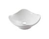 Kraus KCV-135 White Tulip Ceramic Bathroom Sink