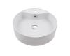 Kraus KCV-142 White Round Ceramic Bathroom Sink