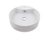 Kraus KCV-142 White Round Ceramic Bathroom Sink Kraus KCV-142 White Round Ceramic Bathroom Sink