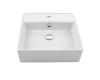 Kraus KCV-150 White Square Ceramic Bathroom Sink Kraus KCV-150 White Square Ceramic Bathroom Sink
