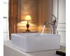 Kraus C-KCV-120-15000BN White Square Ceramic Sink And Ventus Faucet Brushed Nickel Kraus C-KCV-120-15000BN White Square Ceramic Sink And Ventus Faucet Brushed Nickel