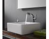 Kraus C-KCV-120-15100CH Chrome White Square Ceramic Sink And Typhon Faucet Kraus C-KCV-120-15100CH Chrome White Square Ceramic Sink And Typhon Faucet