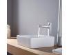 Kraus C-KCV-120-15500CH Chrome White Square Ceramic Sink And Virtus Faucet Kraus C-KCV-120-15500CH Chrome White Square Ceramic Sink And Virtus Faucet