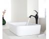 Kraus C-KCV-121-15000ORB White Rectangular Ceramic Sink And Ventus Faucet Oil Rubbed Bronze Kraus C-KCV-121-15000ORB White Rectangular Ceramic Sink And Ventus Faucet Oil Rubbed Bronze