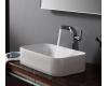Kraus C-KCV-122-15100CH Chrome White Rectangular Ceramic Sink And Typhon Faucet Kraus C-KCV-122-15100CH Chrome White Rectangular Ceramic Sink And Typhon Faucet