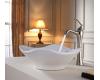 Kraus C-KCV-135-15000BN White Tulip Ceramic Sink And Ventus Faucet Brushed Nickel Kraus C-KCV-135-15000BN White Tulip Ceramic Sink And Ventus Faucet Brushed Nickel