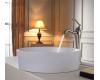 Kraus C-KCV-140-15000BN White Round Ceramic Sink And Ventus Faucet Brushed Nickel Kraus C-KCV-140-15000BN White Round Ceramic Sink And Ventus Faucet Brushed Nickel