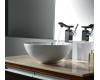 Kraus C-KCV-141-14300CH Chrome White Round Ceramic Sink And Unicus Faucet Kraus C-KCV-141-14300CH Chrome White Round Ceramic Sink And Unicus Faucet