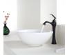 Kraus C-KCV-141-15000ORB White Round Ceramic Sink And Ventus Faucet Oil Rubbed Bronze Kraus C-KCV-141-15000ORB White Round Ceramic Sink And Ventus Faucet Oil Rubbed Bronze