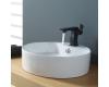 Kraus C-KCV-142-14601ORB White Round Ceramic Sink And Sonus Basin Faucet Oil Rubbed Bronze Kraus C-KCV-142-14601ORB White Round Ceramic Sink And Sonus Basin Faucet Oil Rubbed Bronze