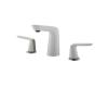 Kraus FUS-1823BN-WH Seda Brushed Nickel-White 8-Inch Widespread 2-Handle Bathroom Faucet Kraus FUS-1823BN-WH Seda Brushed Nickel-White 8-Inch Widespread 2-Handle Bathroom Faucet