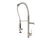 Kraus KPF-1602SS Stainless Steel Single Handle Pull Down Kitchen Faucet Commercial Style Pre-Rinse In