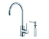 Kraus KPF-2160-SD20 Stainless Steel Single Lever Kitchen Faucet And Soap Dispenser