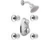 Moen Castleby 223 Chrome Moentrol Vertical Spa Set Trim Kit