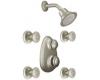 Moen Castleby 223BN Brushed Nickel Moentrol Vertical Spa Set Trim Kit