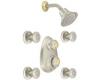 Moen Castleby 223ST Satine/Polished Brass Moentrol Vertical Spa Set Trim Kit