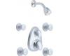 Moen Villeta 233PM Platinum Moentrol Vertical Spa Set Trim Kit