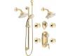 Moen Asceri 255CGPC Classic Gold/Pebbled Cream Vertical Spa Set Trim Kit