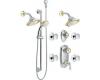 Moen Asceri 255CP Chrome/Polished Brass Vertical Spa Set Trim Kit