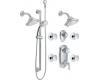 Moen Asceri 255CPM Chrome/Platinum Vertical Spa Set Trim Kit