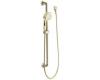 Moen Asceri 3837P Polished Brass 4-Function Handheld Shower with Slide Bar