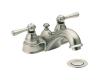 Moen 6101AN Kingsley Antique Nickel 4" Centerset Faucet with Lever Handles