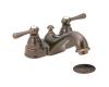 Moen 6101ORB Kingsley Oil Rubbed Bronze 4" Centerset Faucet with Lever Handles