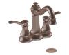 Moen 6301ORB Vestige Oil Rubbed Bronze 4" Centerset Faucet with Pop-Up