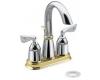 Moen Asceri 6501CP Chrome/Polished Brass 4" Centerset Faucet with Pop-Up