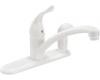 Moen 7434V Chateau Ivory Lever Handle Kitchen Faucet With Side Spray