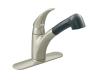 Moen 7560SLBL Extensa Stainless-Matte Black Lever Handle Kitchen Pullout Faucet