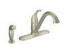 Moen 7840SL Camerist Stainless Lever Kitchen Faucet with Side Spray
