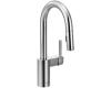 Moen 5965 Align Chrome Single Handle High Arc Pulldown Bar Faucet