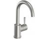 Moen 5100CSL Level Classic Stainless Chrome One-Handle High Arc Single Mount Bar Faucet