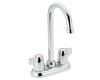 Moen 4903 Chateau Chrome Two Mini Blade Handle Bar Faucet