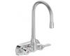 Moen 8281 Chrome Two-Handle High Arc Wall Mount Bar Faucet