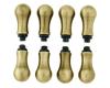 Moen 14716 Traditional Antique Brass Cross Handle Inserts