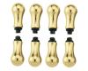 Moen 14717 Traditional Polished Brass Cross Handle Inserts