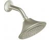 Moen S6335BN Brushed Nickel One-Function Standard Showerhead