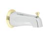 Moen 3808CP Chrome/Polished Brass Diverter Tub Spout