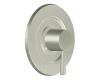 Moen T2701BN Level Brushed Nickel Posi-Temp Pressure Balance Trim Kit with Lever Handle