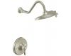 Moen TS32102BN Weymouth Brushed Nickel Posi-Temp Shower Only