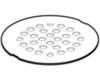 Moen 101663AN Antique Nickel 4-1/4" Snap-In Shower Drain Cover