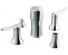 Moen TS41705 Fina Chrome Two-Handle Bidet Faucet