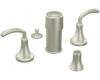 Moen TS5215BN Icon Brushed Nickel Two-Handle Bidet Faucet